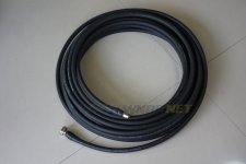 30 meters 1∕2＂50-12 coaxial cable with L16 N + L29 DIN connector