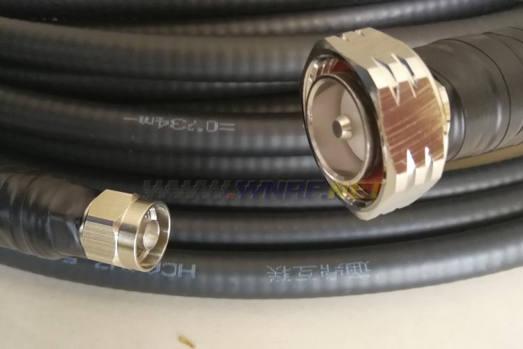 40 meters 1∕2＂50-12 coaxial cable with L16 N + L29 DIN connector - Click Image to Close
