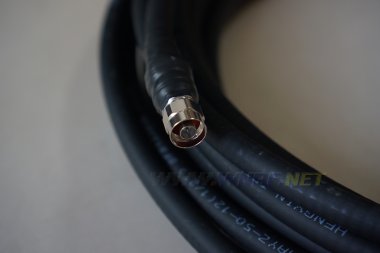 (image for) 40 meters 1∕2＂50-12 coaxial cable with L16 N + L29 DIN connector