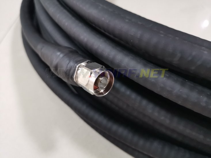 40 meters 1∕2＂50-12 coaxial cable with L16 NJ+NJ connector - Click Image to Close