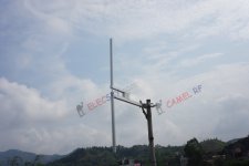 (image for) Omni Dipole Antenna With 20 meter coaxial cable for 600W FM TX