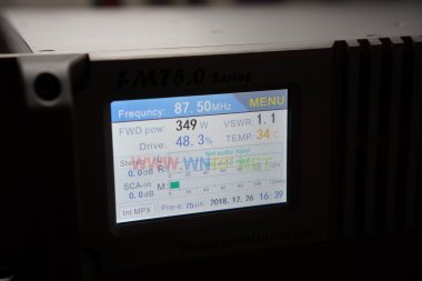 (image for) [FMT5.0-1000H] 1000Watt FM broadcast transmitter