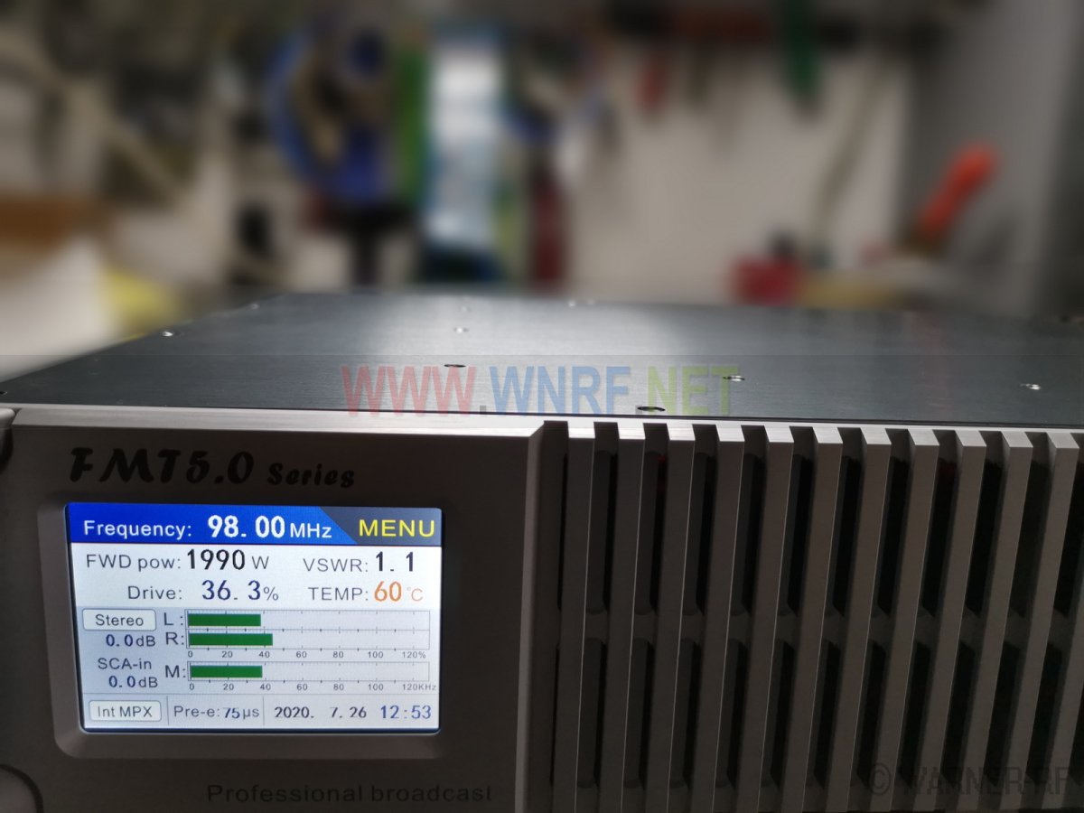 (image for) [FMT5.0-2000H] 2000Watt FM broadcast transmitter