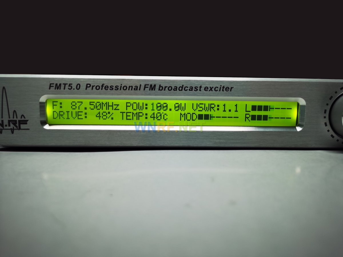 (image for) [FMT5.0-100H] 100Watt FM broadcast transmitter